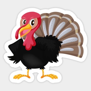 Cute Kawaii Turkey Sticker